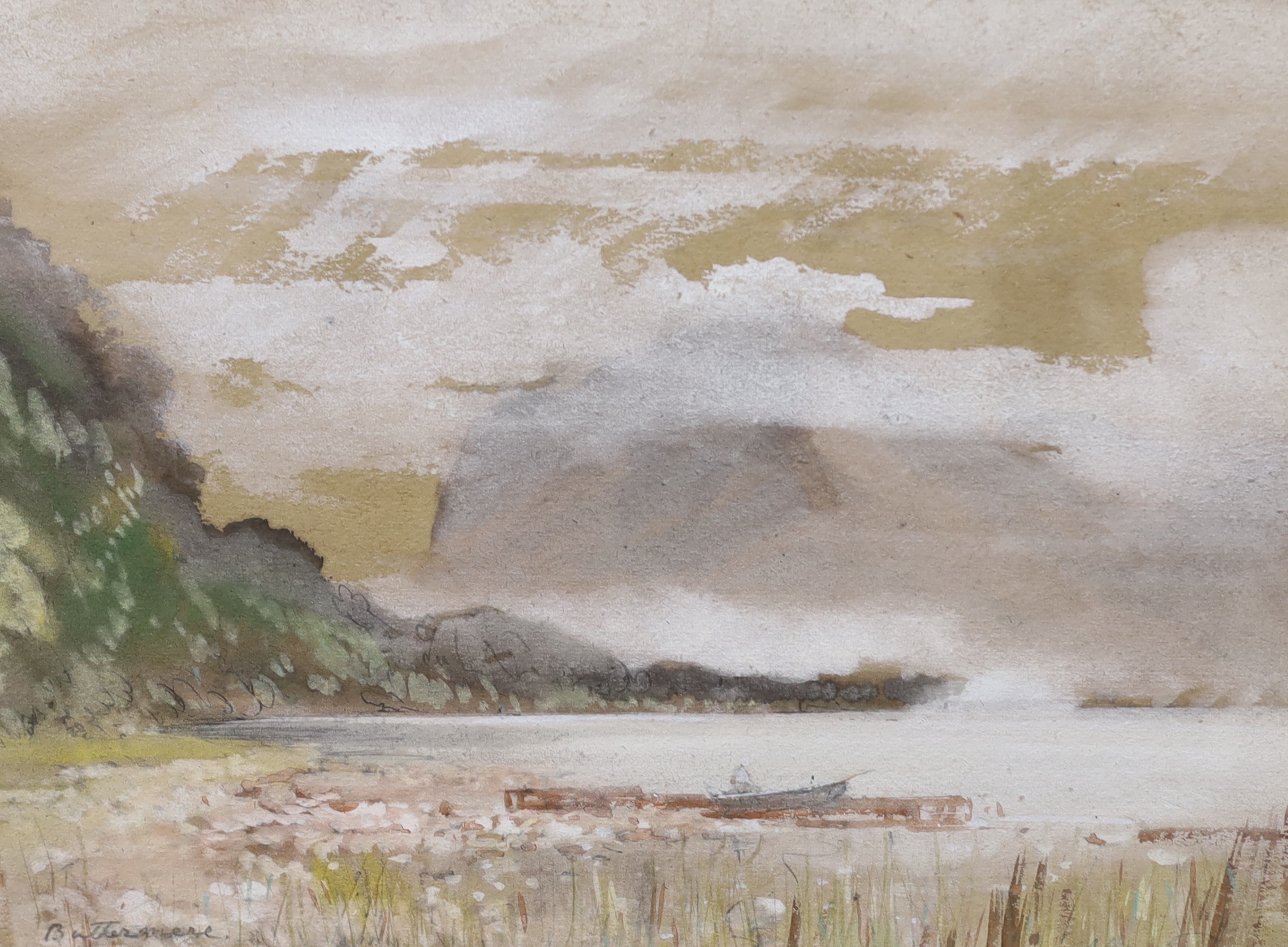 Cecil Arthur Hunt (1873-1965), watercolour, 'Buttermere, English Lake District', signed and titled, 28 x 37cm
